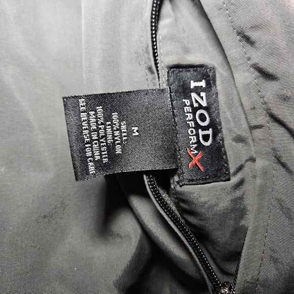 IZOD PerformX Mens Full Zip Reversible Fleece/soft Shell Vest Yellow/Black M - Picture 6 of 11